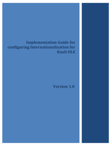 Implementation Guide for Internationalization of OLE V