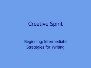 Creative Spirit (PPT)