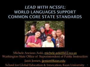 World Languages Support Common Core Standards