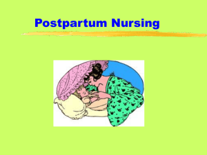 Postpartum Nursing