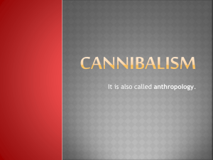 Cannibalism slideshow