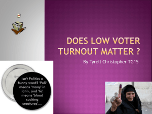 Does low voter turnout matter