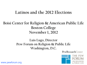 Hispanic Eligible Voter and Registered Voter Trends