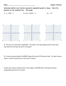 Chapter 8 Review Worksheet