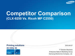 CLX-9250 VS Ricoh C25500629