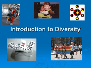 An Introduction to Understanding Diversity