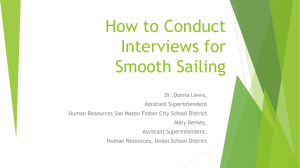How to Conduct Interviews for Smooth Sailing