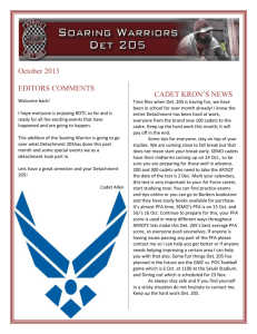editors comments - Air Force ROTC