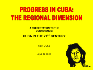 progress in cuba