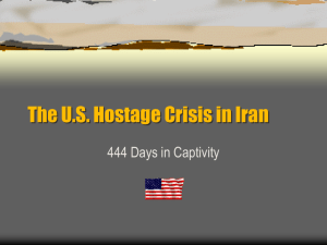 The US Hostage Crisis in Iran