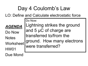 Coulomb's Law