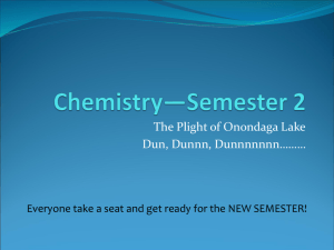 Chemistry—Semester 2