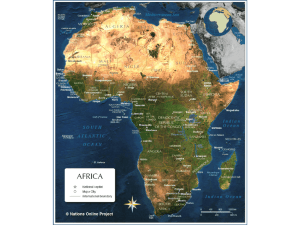 Powerpoint on Imperialism and the Scramble for Africa, March 27-31