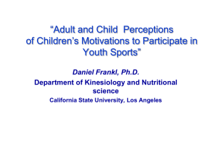 Youth Sports Institute research