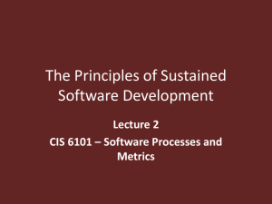 The Principles of Sustained Software Development