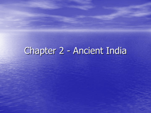 Chapter 2 - Ancient India