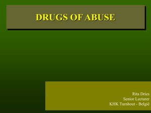Drugs of abuse, Rita Dries