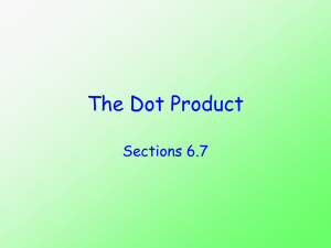 The-Dot-Product