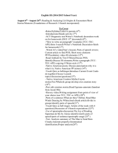 Pacing Guide - Warren County Schools