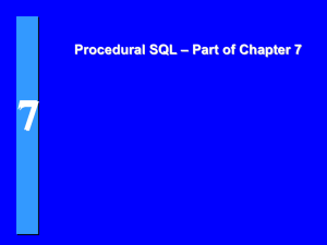 SQL - La Salle University