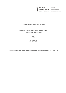 Explanation of the Tender documentation No. JN