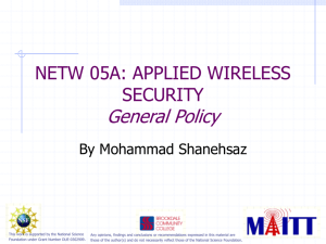 Chapter 6: General Policy - Cisco Networking Academy