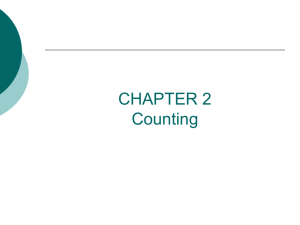 CHAPTER 2 Counting