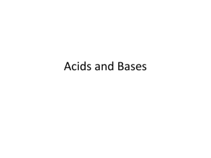 Acids and Bases - qatarcanadianschool
