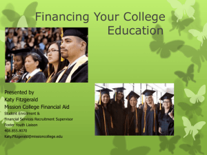 Sophomore/Junior College Financial Aid Night 3/14