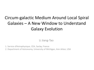 Circum-galactic Medium Around Local Spiral Galaxies – A New