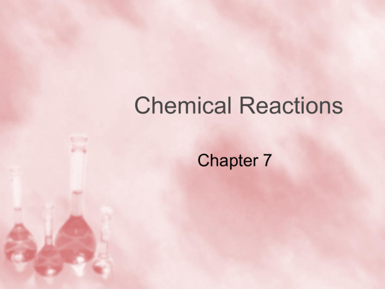 Chemical Reactions