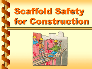 Scaffold Safety for Construction