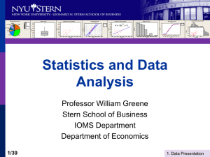 Statistics - New York University