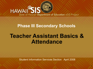Teacher Assistant Basics for Secondary Schools