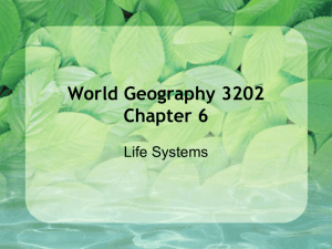 World Geography 3202 Chapter 6