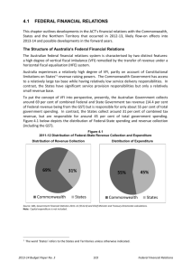 2013-14 Budget Paper 3: 4.1 Federal Financial Relations