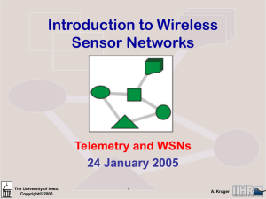 Wireless Sensor Networks Lecture 02