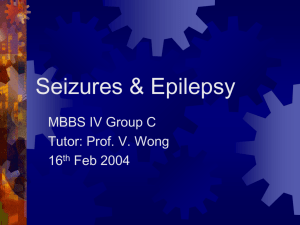 Seizures & Epilepsy