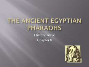 The Ancient Egyptian Pharaohs