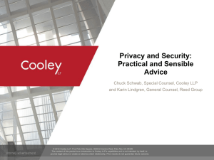 Privacy and Security: Practical and Sensible Advice