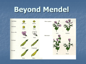 Beyond Mendel