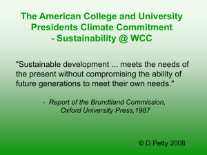 Sustainability @ WCC - courses.wccnet.edu
