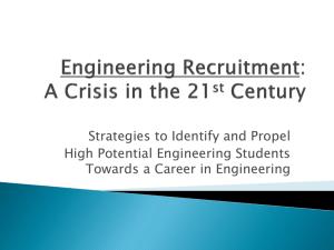 CCC - Engineering Recruitment: A Crisis in the 21st