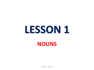 painless english – lesson 001 – nouns