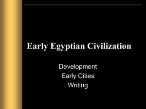 Early Egyptian Civilization