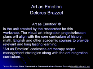 Art as Emotion workshop