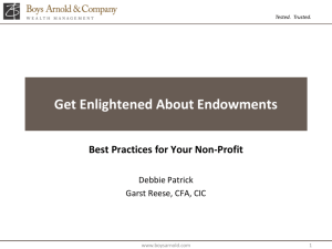 True endowment - Association of Fundraising Professionals–WNC