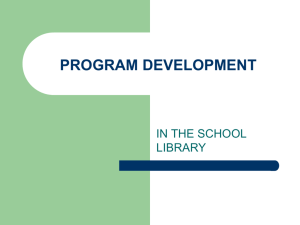 A Model for Program Development and Evaluation