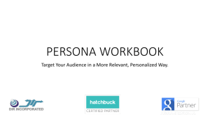 Persona Workbook Powerpoint