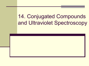 14. Conjugated Dienes and Ultraviolet Spectroscopy